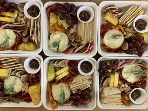 Individual Cheese and Charcuterie Platter