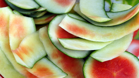 watermelon rind pickle summer produce reduce waste 