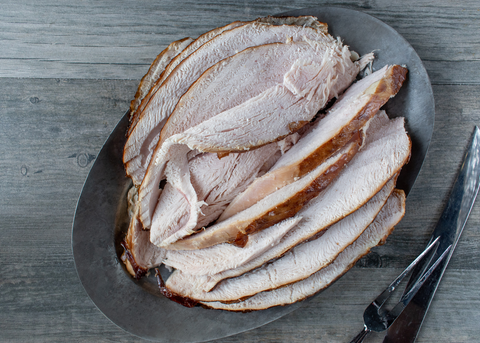 Sliced, Roasted Turkey